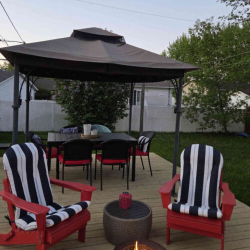 confection coussins patio