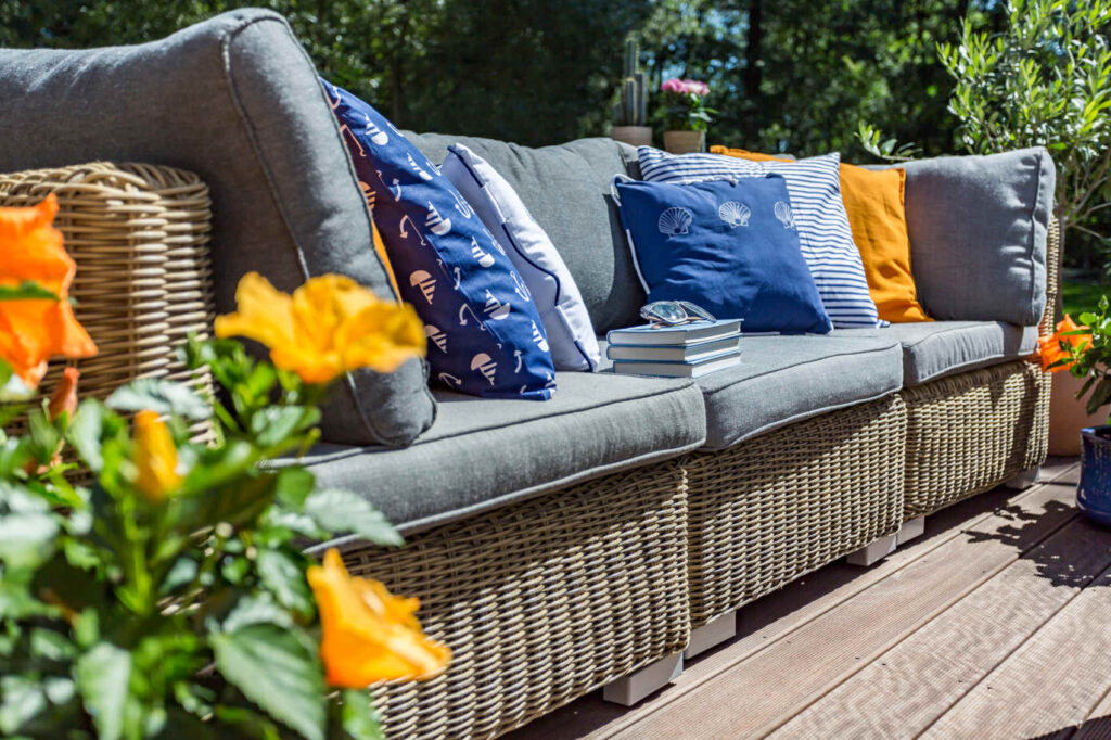 Fabrication de coussins de patio sur mesure