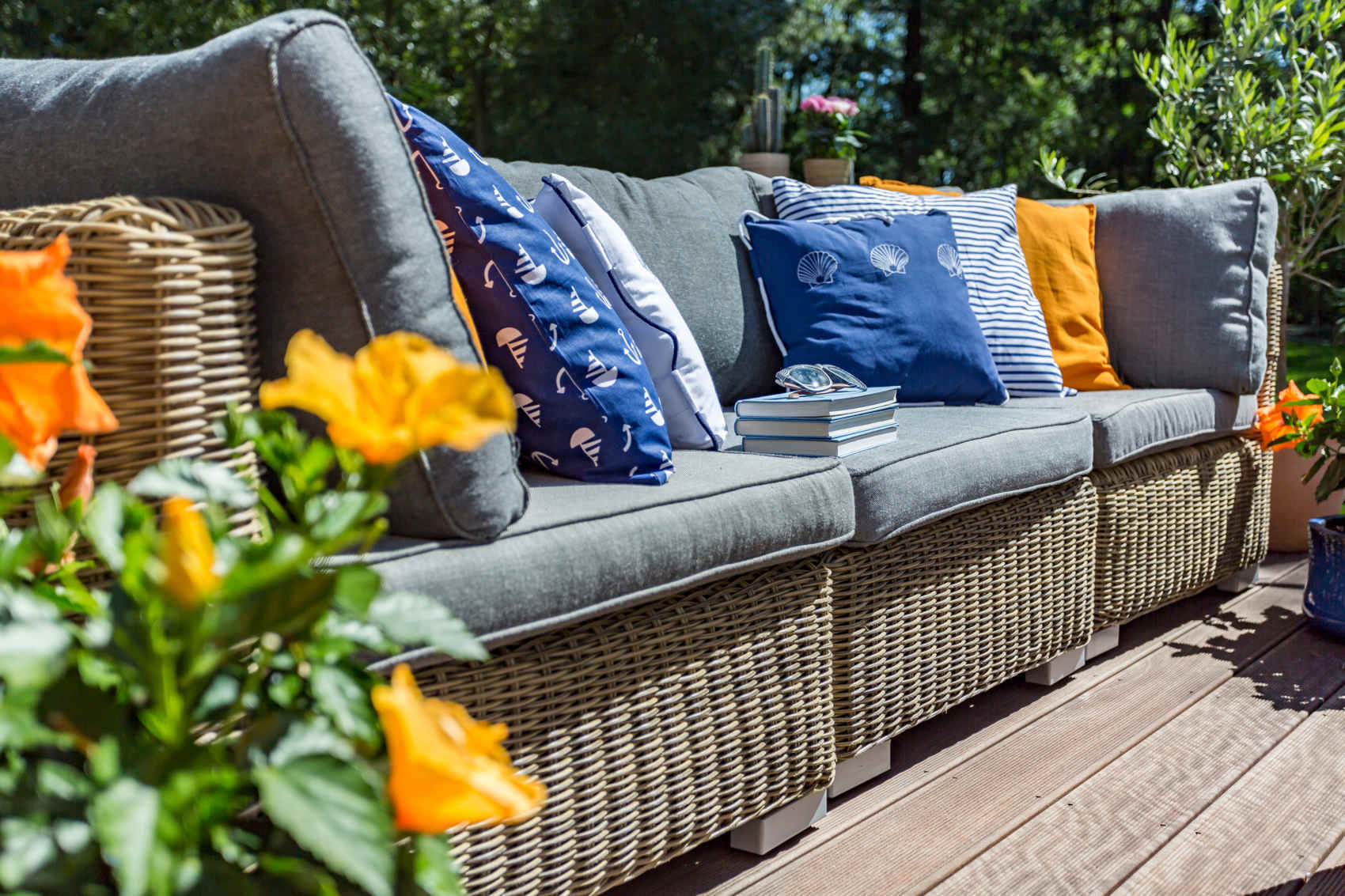 Fabrication de coussins de patio sur mesure