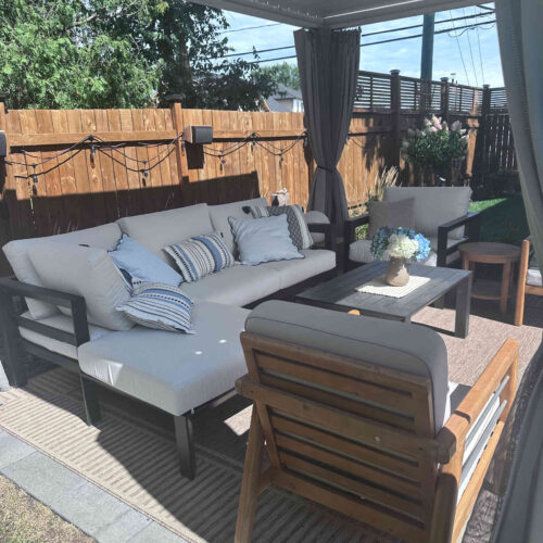 remplacement coussins de patio